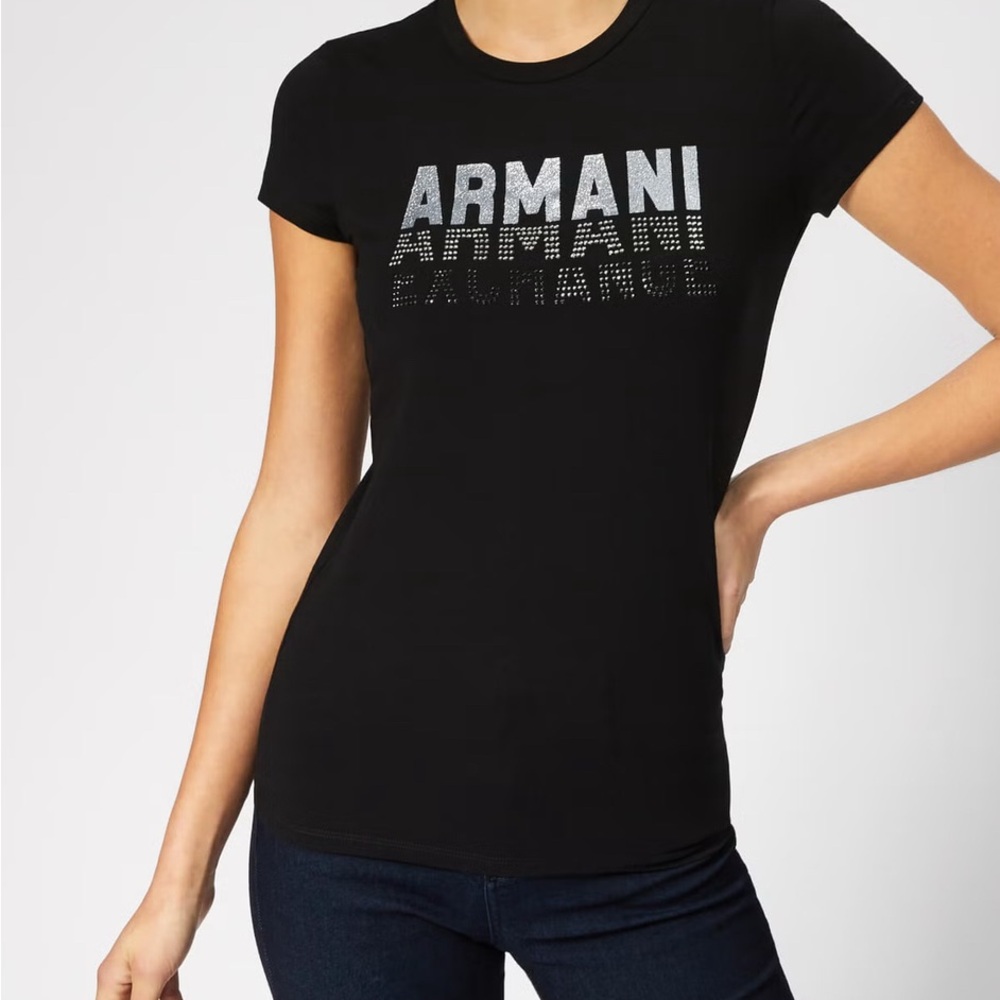 Armani Exchange Black T-Shirt